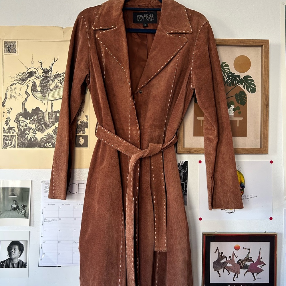 Wilsons Leather Brown Leather Jacket & Pants